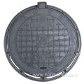 Round cast iron manhole cover drainage grid